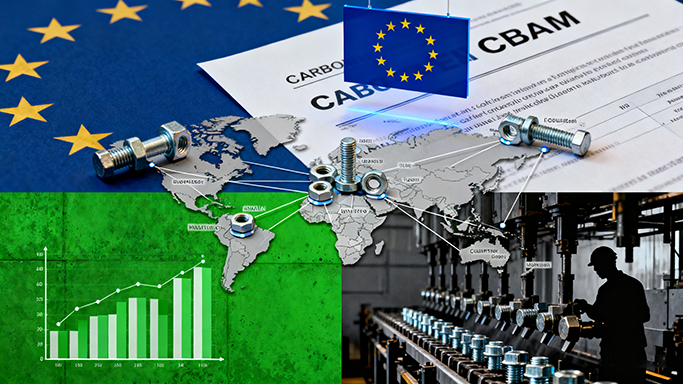 El arancel al carbono de la UE entrará en vigor en 2026, lo que afectará al comercio de elementos de fijación de China